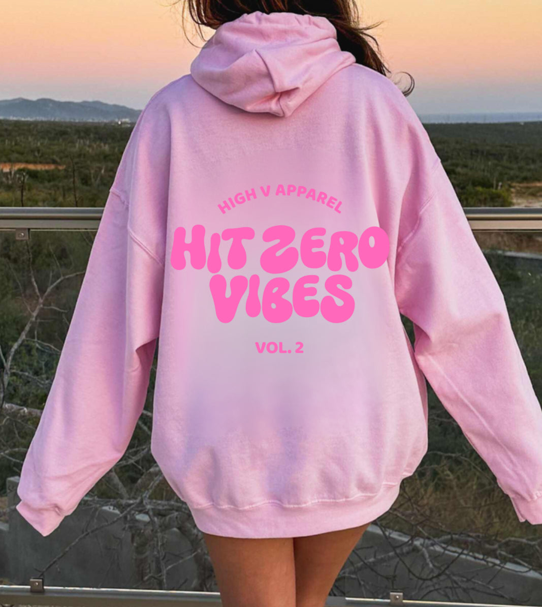 Hit Zero Vibes Puff - Pink