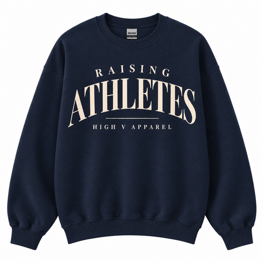 Raising Athletes Crewneck - Navy