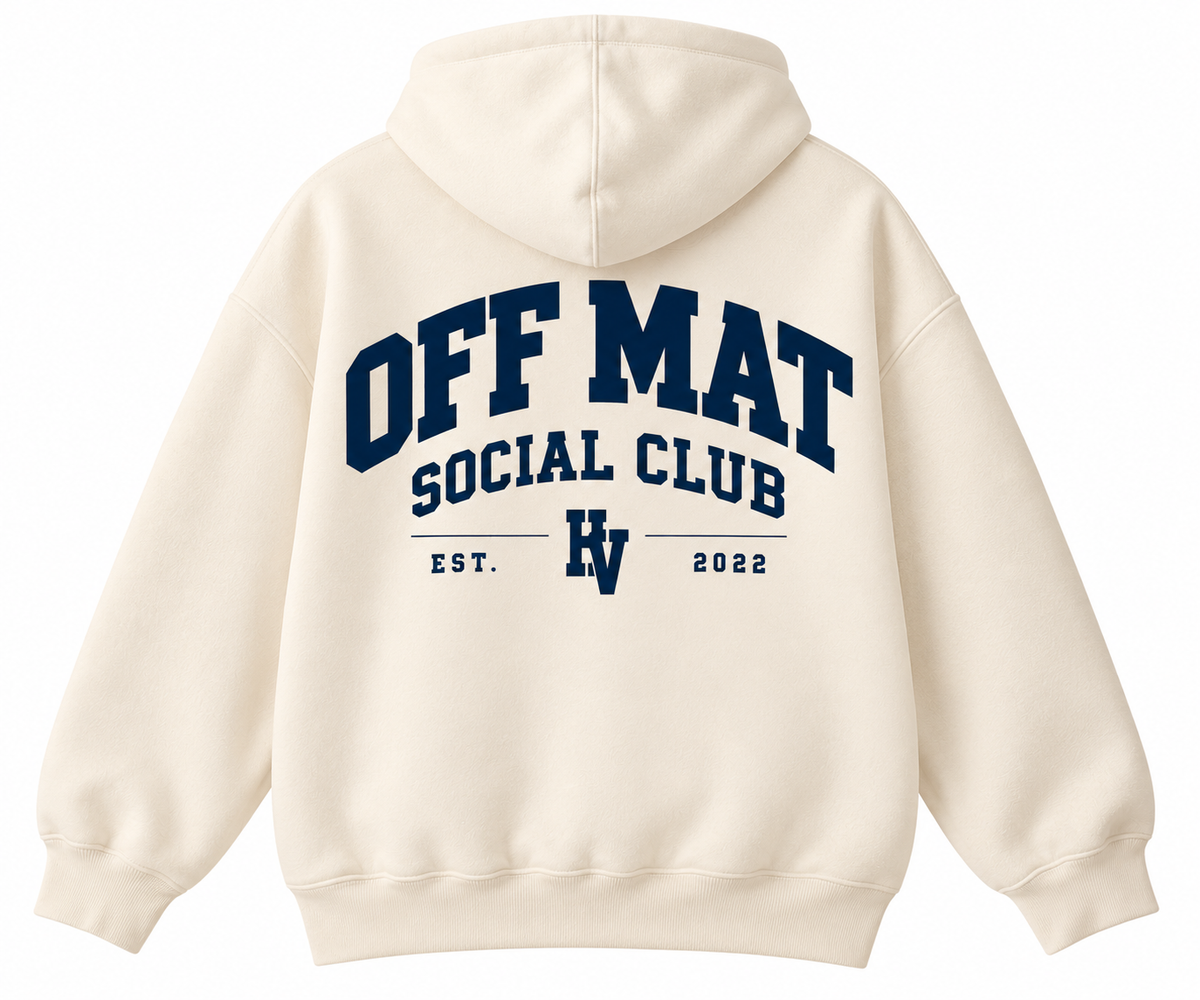 Off Mat Social Club Hoodie - White