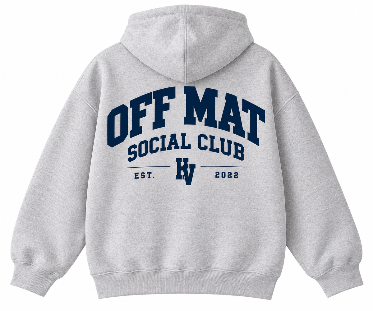 Off Mat Social Club Hoodie - Grey