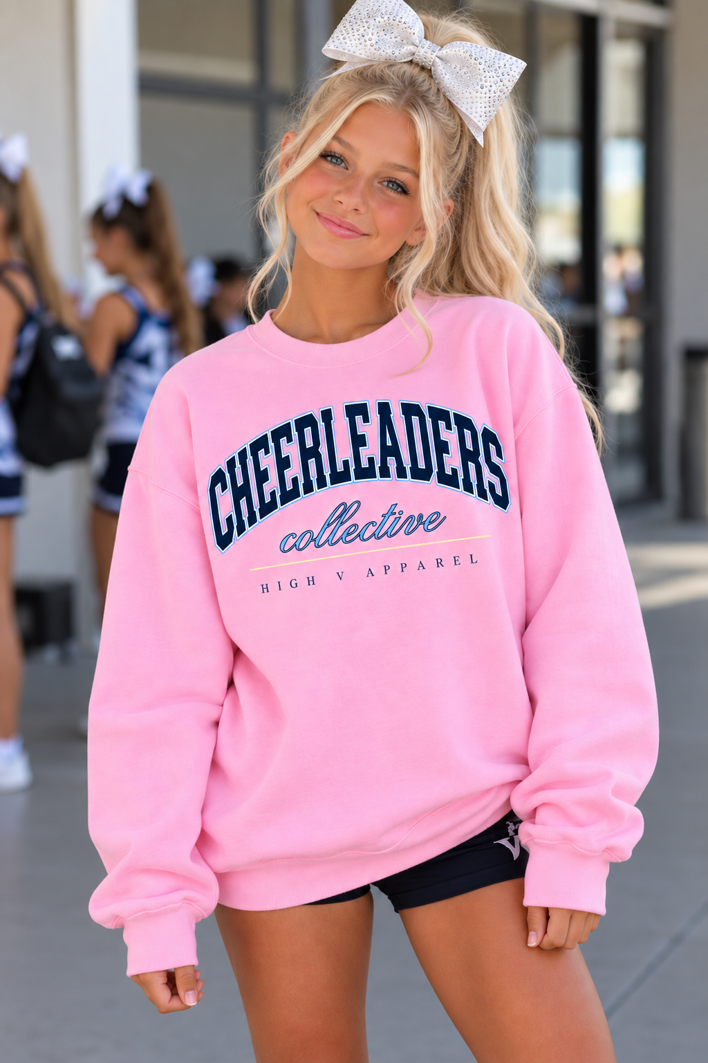 Cheerleaders Collective Crewneck - Pink