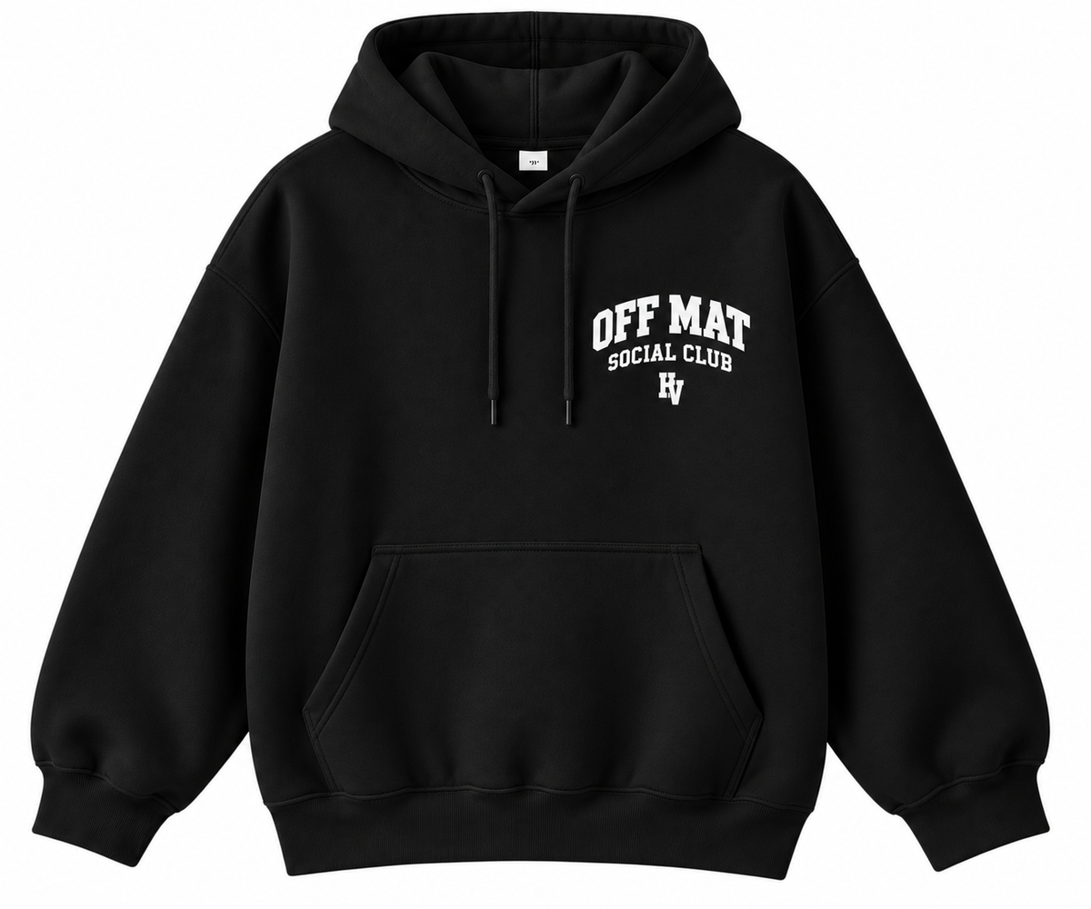 Off Mat Social Club Hoodie - Black