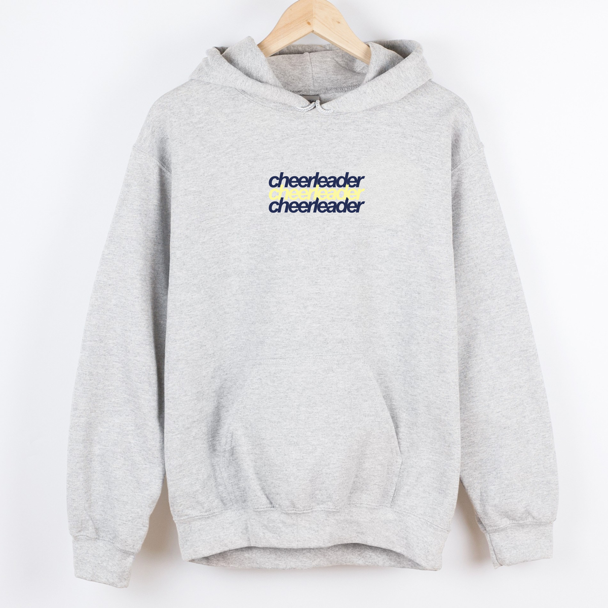 Life Is Better With Cheer Hoodie - Grey