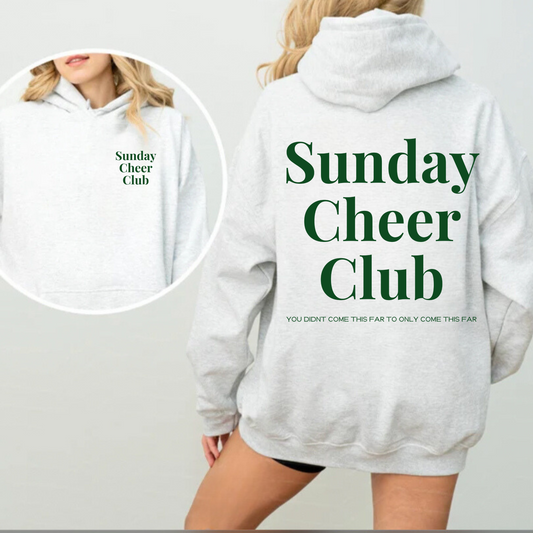 sunday cheer club hoodie -Ash