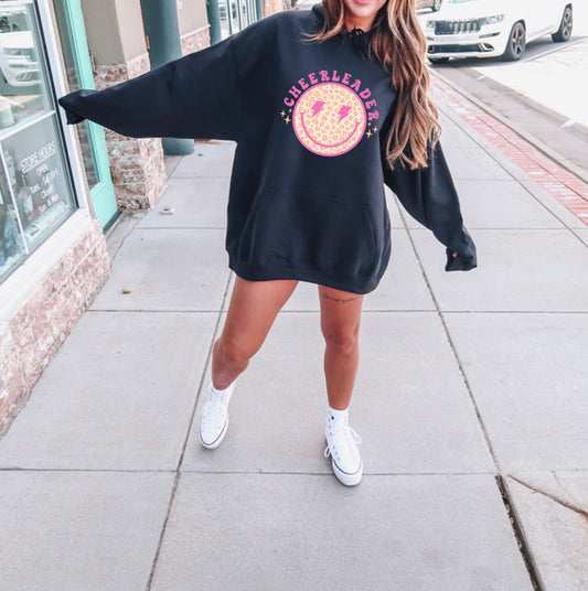 Cheerleader smiley hoodie